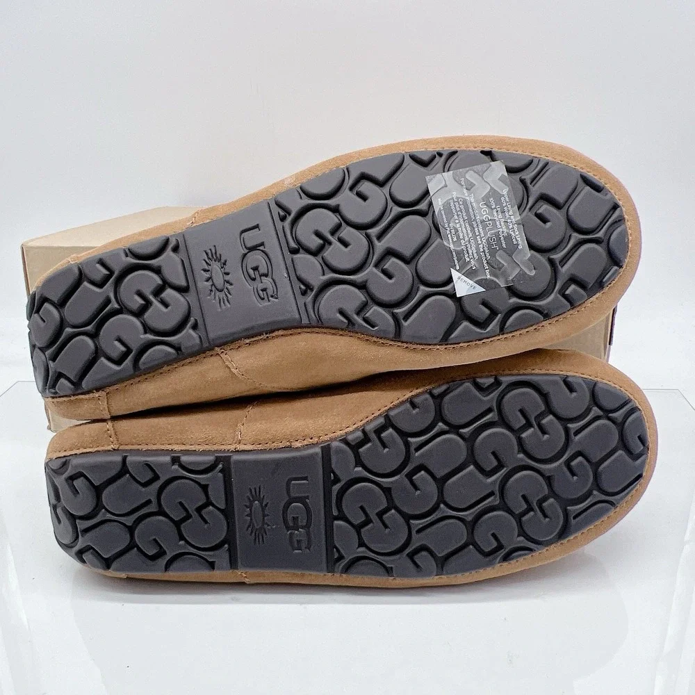 UGG Ascot Men's Slipper Casual Shoes Sand Chestnut Suede Size US 10